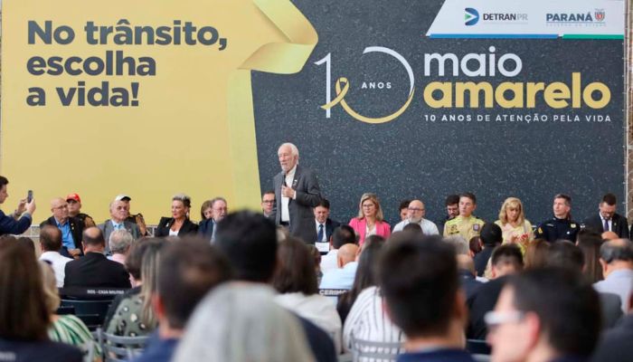 Paraná lança campanha Maio Amarelo com ações educativas e entrega de veículos ao Detran
